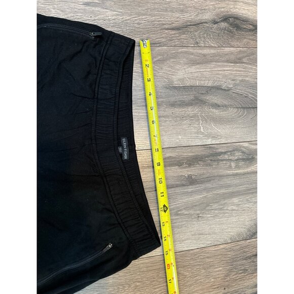 Eileen Fisher Womens M/M Black Ankle-Length Pants With Zipper Pockets Stretchy & - Picture 7 of 9